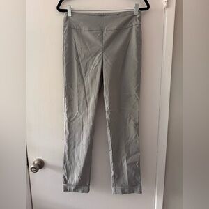 Tribal Light Gray Slim Fit Pants